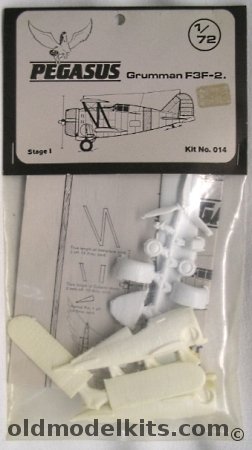 Pegasus 1/72 Grumman F3F-2 - (F3F2) - Bagged, 014 plastic model kit